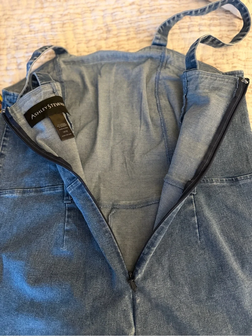 ASHLEY STEWART Jean Jumper